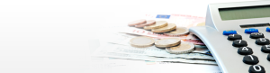 Finanzen & Kosten Hintergrundgrafik